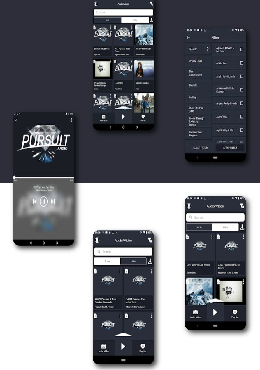 Audio/Video Streaming App